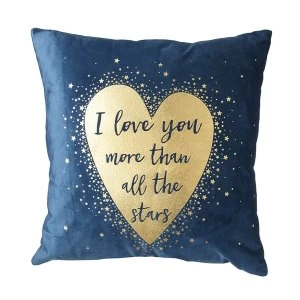 I Love You More Than Stars Cushion By Heaven Sends
