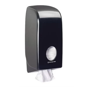 Aquarius Bulk Pack Toilet Tissue Dispenser Black 7172