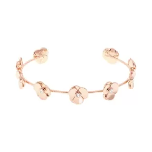 Ted Baker Ladies Rose Gold Plated Parsia Pressed Flower Bangle TBJ1529-24-02