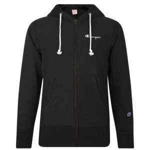 Champion Reverse Hooded Zip Sweatshirt - Black