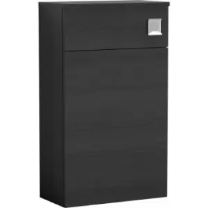 Athena Back to Wall wc Toilet Unit 500mm Wide - Charcoal Black - Nuie