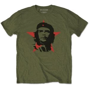 Che Guevara - Military Unisex Medium T-Shirt - Green
