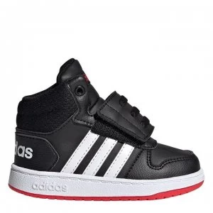 adidas Hoops 2.0 Infant Boys Trainers - Black/White
