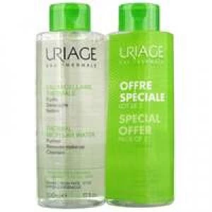 Uriage Eau Thermale Thermal Micellar Water For Combination and Oily Skin Types 2 x 500ml