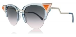 Fendi FF0041/N/S Sunglasses Blue / Pink BR0 52mm
