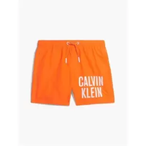 Calvin Klein Drawstring Swim Shorts - Orange