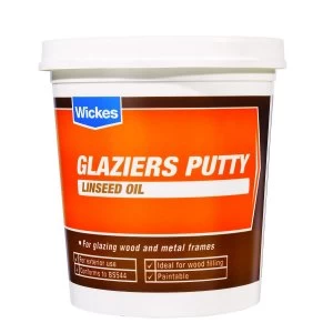 Wickes Glaziers Linseed Oil Putty - Natural 2KG
