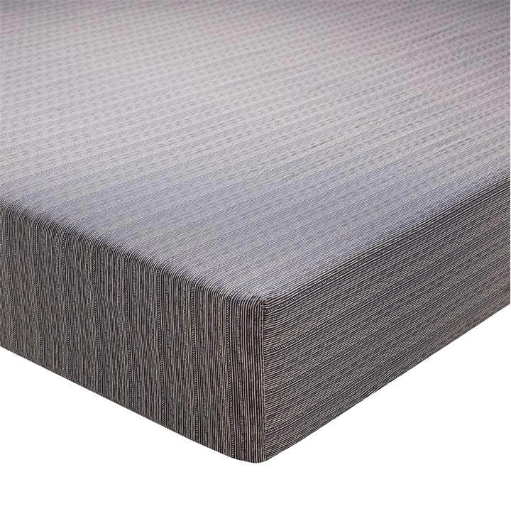 Bedeck of Belfast Blue Cotton and Bamboo Kateri' Fitted Sheet - double