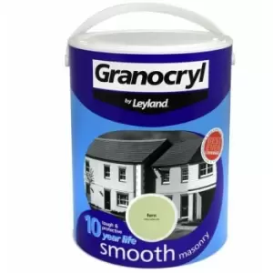 Granocryl Smooth Exterior Masonry Paint - 5L - Fern - Fern