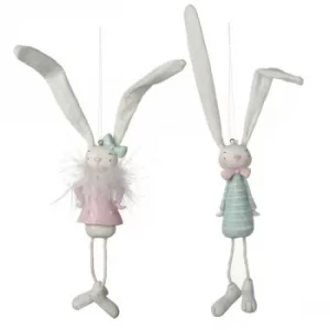Hanging Rabbit Ornament Mix by Heaven Sends