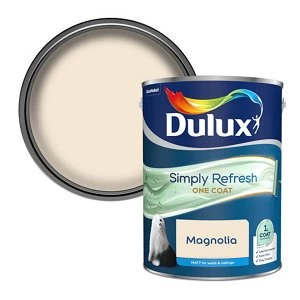 Dulux Simply Refresh One Coat Magnolia Matt Emulsion Paint 5L