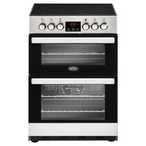 Belling Cookcentre 60E Double Oven Ceramic Hob Electric Cooker