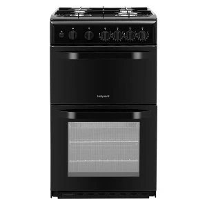 Hotpoint HD5G00KCB Double Cavity Gas Cooker