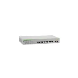 Allied Telesis GS950/10PS Managed Gigabit Ethernet (10/100/1000) Power over Ethernet (PoE) Green Grey