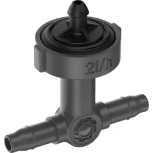 Gardena MICRO DRIP Inline Pressure Compensating Drip Head (New) 3/16" / 4.6mm 2 Litres Hour Pack of 10