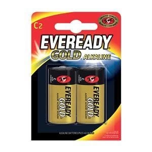 Eveready Gold C Alkaline Batteries Pack of 2