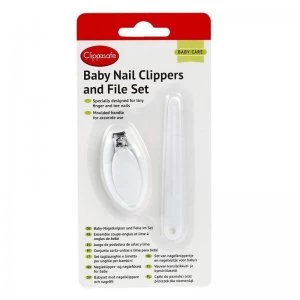 Clippasafe Baby Nail Clippers & File Set