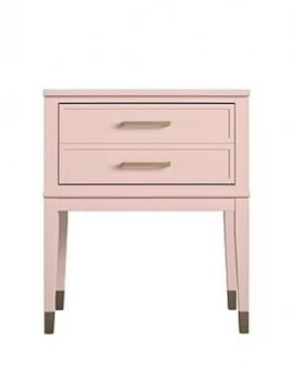 Cosmoliving Westerleigh Side Table- Pink/Gold
