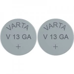 Varta Electronics AG13 Button cell LR44 Alkali-manganese 155 mAh 1.5 V 2 pc(s)