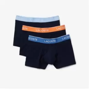 Lacoste 3 Pack Trunks - Blue