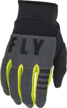 Fly Racing F-16 Motocross Gloves, grey-yellow Size M grey-yellow, Size M