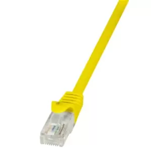 LogiLink 1m Cat.5e U/UTP networking cable Yellow Cat5e U/UTP (UTP)