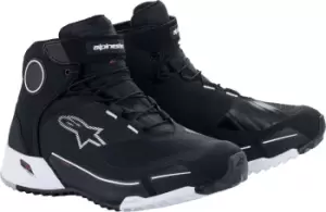 Alpinestars CR-X Drystar Motorcycle Shoes, black-white, Size 41, black-white, Size 41