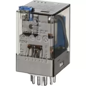 Finder 60.13.9.024.0070 Plug-in relay 24 V DC 10 A 3 change-overs
