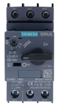 Siemens 1.1 1.6 A Sirius Innovation Motor Protection Circuit Breaker