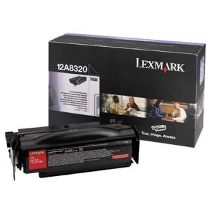 Lexmark 12A8320 Black Laser Toner Ink Cartridge