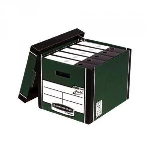 Fellowes Premium Presto Tall Box Green Pack 10 35179FE