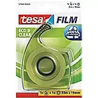 tesa Tape Dispenser tesafilm Eco & Clear Transparent 19mm (W) x 33 m (L) PP (Polypropylene), PS (Polystyrene)