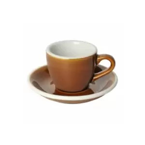 Loveramics - Espresso cup with a saucer Egg Caramel, 80 ml