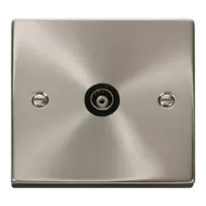 Click Scolmore Deco 1 Gang Isolated Co-Axial Socket - VPSC158BK