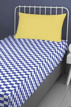 'Beckett Stripe' Easy Care 25cm Fitted Bed Sheet