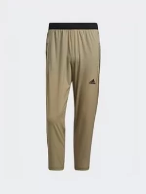 adidas Warp Knit Yoga Joggers, Green, Size 2XL, Men