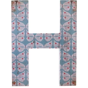 Letter H Wall Plaque