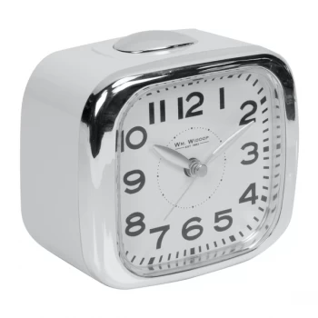 WILLIAM WIDDOP Bell Alarm Clock - Sweep White