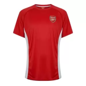Source Lab Lab Arsenal FC Poly T-Shirt Mens - Red