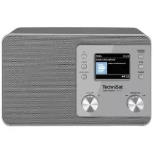 TechniSat DIGITRADIO 307 BT Flush-mount radio DAB, DAB+, FM AUX, Bluetooth Alarm clock Silver