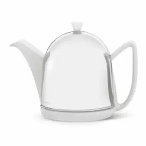 Bredemeijer Teapot Cosy Manto Design With Cover 1.0L In White