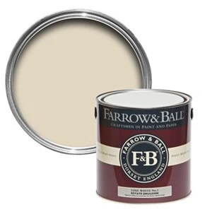 Farrow & Ball Estate Lime white No. 1 Matt Emulsion Paint 2.5L