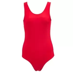 Slazenger Basic Swimsuit Ladies - Red