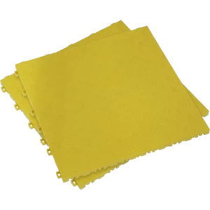 Sealey Anti Slip Polypropylene Floor Tile Yellow 400mm 400mm Pack of 9