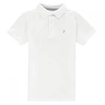 Farah Bugs Polo Shirt - Bright White