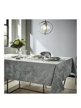 Catherine Lansfield Crushed Velvet Tablecloth