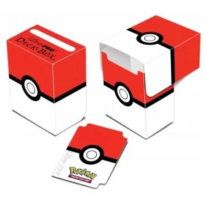 Pokemon RedWhite Poka Ball Deck Box