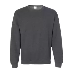 Gildan Heavy Blend Unisex Adult Crewneck Sweatshirt (XL) (Dark Heather)