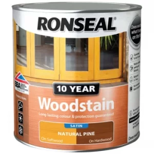 Ronseal 38677 10 Year Woodstain Natural Pine 750ml