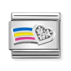 Nomination CLASSIC Rainbow Heart Celebrate Everyday Charm 330321/01